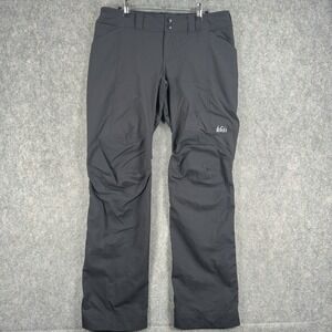REI Screeline Pants Womens 10 Petite Gray Stretch Hiking Quick Dry Trail
